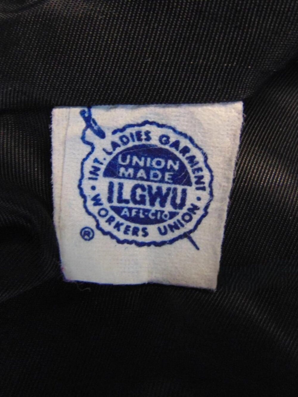 Vintage 1960s Mar-Del by Rice Jacquard Coat Faux Fur Trim A-Line Mod Statement M - Picture 12 of 13